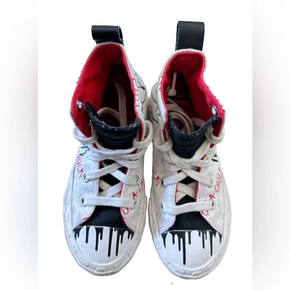 Converse UNt1TL3D High Not A Chuck GS White Erget Size 11 Youth/Kids/Unisex